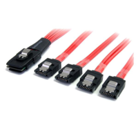 Startech Startech - Serial Attached SCSI SAS Cable - SFF-8087 to 4x Latching SATA