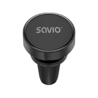SAVIO SAVIO szellőzőrácsra rögzíthető mágneses mobiltelefon tartó, fekete (CH-02)
