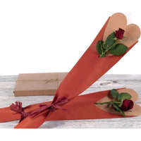 Bloomi Csomagolópapír vágott virághoz 17x7x70cm piros S/25