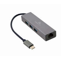 Gembird Gembird Gigabit hálózati adapter és USB Hub (A-CMU3-LAN-01)