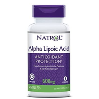 Natrol Natrol Alpha liponsav, 600 mg nyújtott felszabadulású sav, 600 mg, 45 tabletta