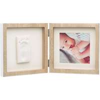 Baby Art Baby Art Square Frame baba kéz- és láblenyomat-készítő szett Wooden 1 db