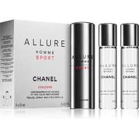 Chanel Chanel Allure Homme Sport Cologne EDC (1x utántölthető + 2x utántöltő) 2x20 ml