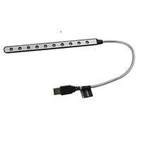 NapiKütyü USB notebook lámpa - 10 LED (Esperanza Sirius)