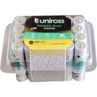 Uniross Uniross Power Plus Box LR03/24BP 1,5V AAA/mikró tartós alkáli elem 24db/cs (LR03-UALKAAABX24) (LR03-UALKAAABX24)