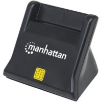 Manhattan Manhattan 102025 chipkártya olvasó Beltéri USB USB 2.0 Fekete (102025)