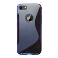 gigapack Szilikon telefonvédő (S-line, logo kivágás) KÉK [Apple iPhone 8 4.7] (5996457658428)