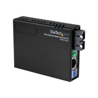 StarTech StarTech.com 10/100 Multi Mode Fiber Ethernet Media Converter SC 2 km - fiber media converter - 10Mb LAN, 100Mb LAN (MCM110SC2EU)