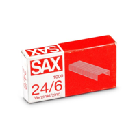 Sax Sax 24/6 Cink Tűzőkapocs (1000db) (7330004000)