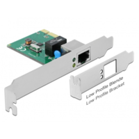 DELOCK DELOCK PCI-E x1 Vezetékes hálózati Adapter, 1x Gigabit LAN RTL8111 (90381)