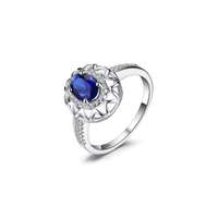 EdenBoutique Csodálatos Sapphire 8 ezüst gyűrű