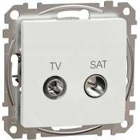 Schneider Electric SEDNA Design TV-SAT aljzat végzáró 4dB Fehér