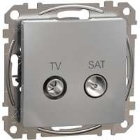 Schneider Electric SEDNA Design TV-SAT aljzat végzáró 4dB Alumínium