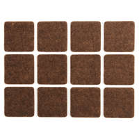 VOREL VOREL Öntapadós csúszásgátlós bútorláb alátét négyszög barna 28 x 28 mm (20 db/cs)