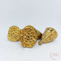  Lótusz - mini - glitteres arany
