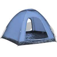 Discontmania VID 6 személyes kemping sátor kék színben