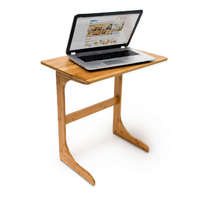  Bambusz számítógépasztal laptopasztal 62,5x60x40 cm 10019022