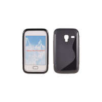 Samsung Samsung S7500 Galaxy Ace+, Szilikon tok, S-Case, fekete
