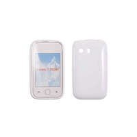 Samsung Samsung S5360 Galaxy Y, Szilikon tok, S-Case, fehér
