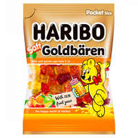  Haribo Goldbären Saft gyümölcsízű gumicukorka gyümölcslével 85 g