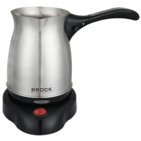Brock Brock ECP 105, 500 W, 0,5 L, Mokka, Eszpresszó, Rozsdamentes acél, Török kávéfőző