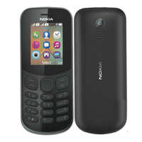  [K.ÁFA] Nokia 130 2017 (TA-1017) mobiltelefon, dual sim, fekete, használt, doboz nélkül, töltővel