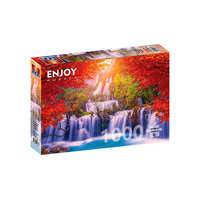 Enjoy Enjoy 1000 db-os puzzle - Thee Lor Su Waterfall in Autumn, Thailand (1287)