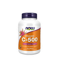 Now Foods Now Foods C-vitamin 500 mg rágótabletta - Vitamin C-500 Chewable (100 Szopogató Tabletta, Cseresznye és Bogyós Gyümölcs)