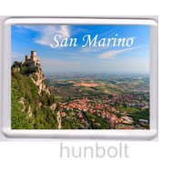 Hunbolt San Marino hűtőmágnes (műanyag keretes)