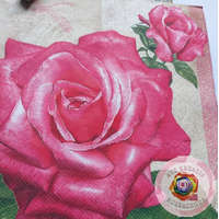  Ciklámen rózsás szalvéta