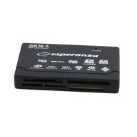 Esperanza Esperanza EA119 All-in-One USB 2.0 fekete univerzális kártyaolvasó