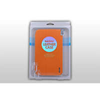 Remax Smart Cover bőr hatású tablet tok Samsung Galaxy Tab 3 8.0 Remax Youth narancs