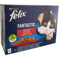 Felix Felix Fantastic alutasakos macskaeledel – Házias válogatás aszpikban – Multipack (1 karton | 12 x...