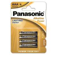 Panasonic Elem PANASONIC Alkaline Power 1,5 V alkáli AAA (4db) LR03APB-4BP
