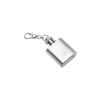 MINI FLASK MINI FLASK mini laposüveg kulcstartó, ezüst, 29 ml