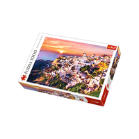 Trefl Santorini naplemente 1000 db-os puzzle - Trefl