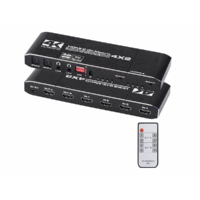 Thunder Germany Thunder HMX-412, HDMI mátrix, elosztó és kapcsoló + kettős audió leválasztó (4×2)