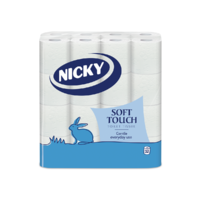 Nicky Nicky Soft Touch toalettpapír 32 tekercs 2 rétegű 110 lap