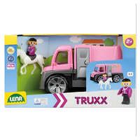 LENA LENA: Truxx Rózsaszín lószállító autó lóval és figurával