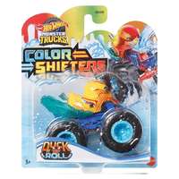 Mattel Hot Wheels Monster Trucks: Színváltós Duck n' Roll járgány 1:64 – Mattel