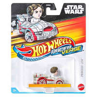 Mattel Hot Wheels: RacerVerse – Star Wars Leia Hercegnő karakter kisautó – Mattel