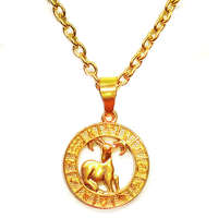 MariaKing Bak-Horoszkóp medál lánccal, arany színű