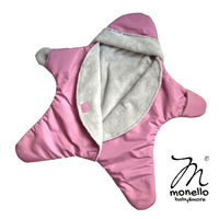 Monello Monello - Babamelegítő kiscsillag - téli- vízlepergető - Rose - 86-os (12-18 hónap) NYITOTT LÁBVÉG