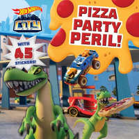 Hot Wheels City: Pizza Party Peril!: Car Racing Storybook with 45 Stickers for Kids Ages 3 to 5 Years – Stevie Stack