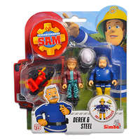 Simba Sam, a tűzoltó: 2 darabos figura - Derek és Steele
