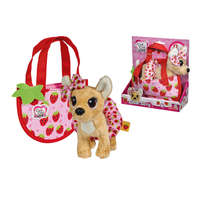 Simba Toys Chi Chi Love Little Berry - Chihuahua plüss kutya eper mintás masnival és szoknyával