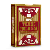 Cartamundi Hungary Kft. Copag Texas Hold&#039;em Gold Red plasztik kártya - Cartamundi