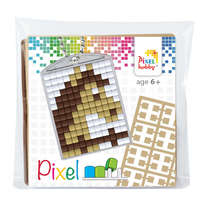 Pixelhobby B.V. Pixelhobby Kulcstartó szett (kulcstartó alaplap + 3 szín) ló Kreatív játék