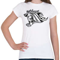 printfashion Horse Face - Női póló - Fehér