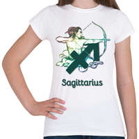 printfashion Sagittarius színes - Női póló - Fehér